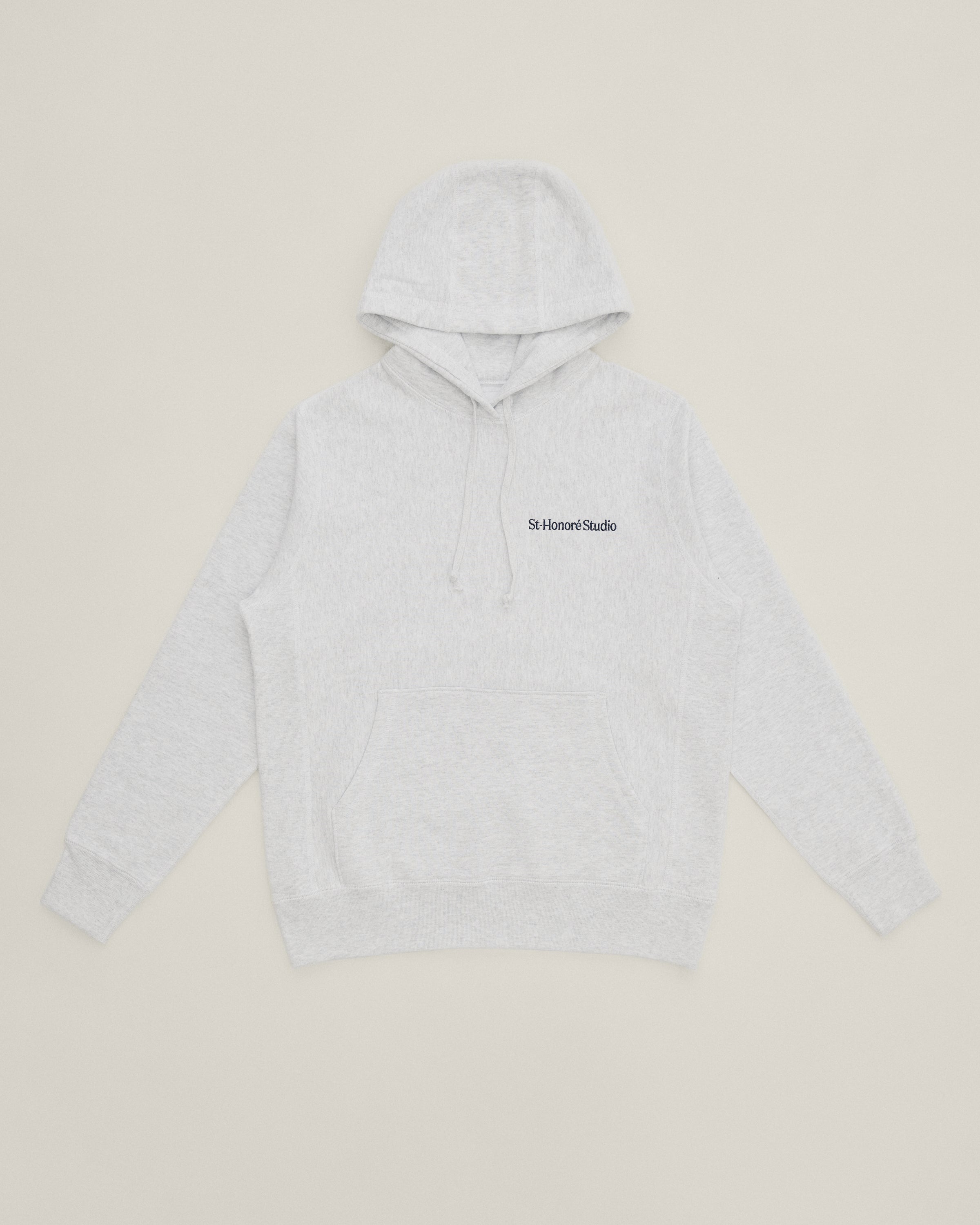 Logo Hoodie in Ash Grey