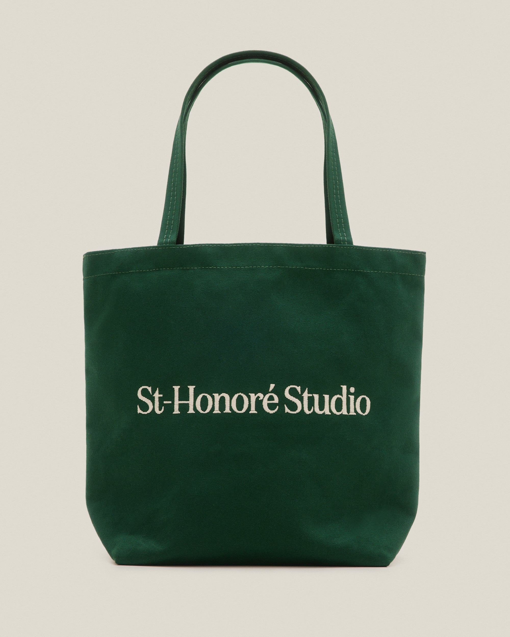 Logo Tote Bag in Green