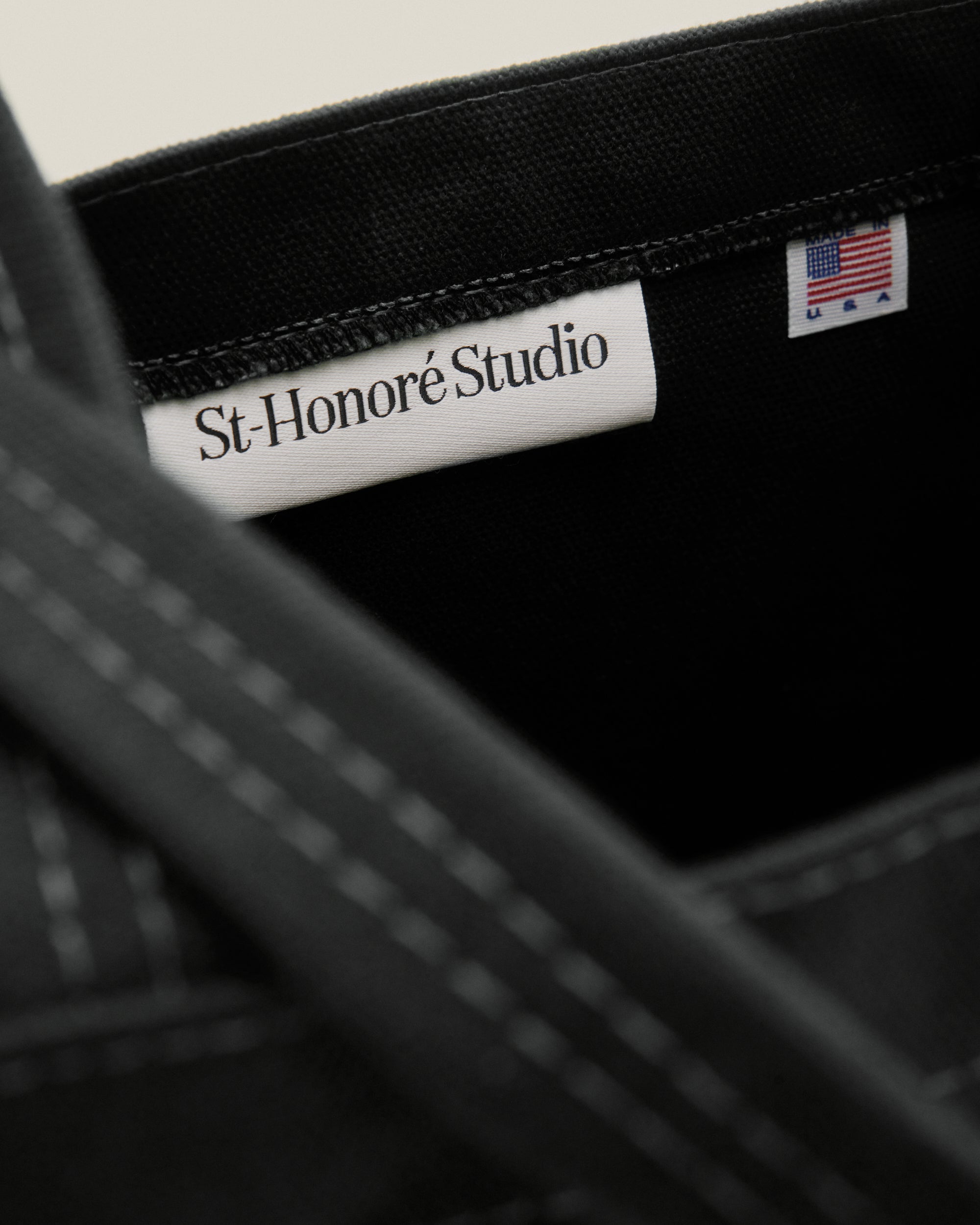 Logo Tote Bag in Black