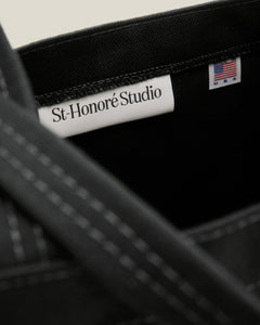 Logo Tote Bag in Black