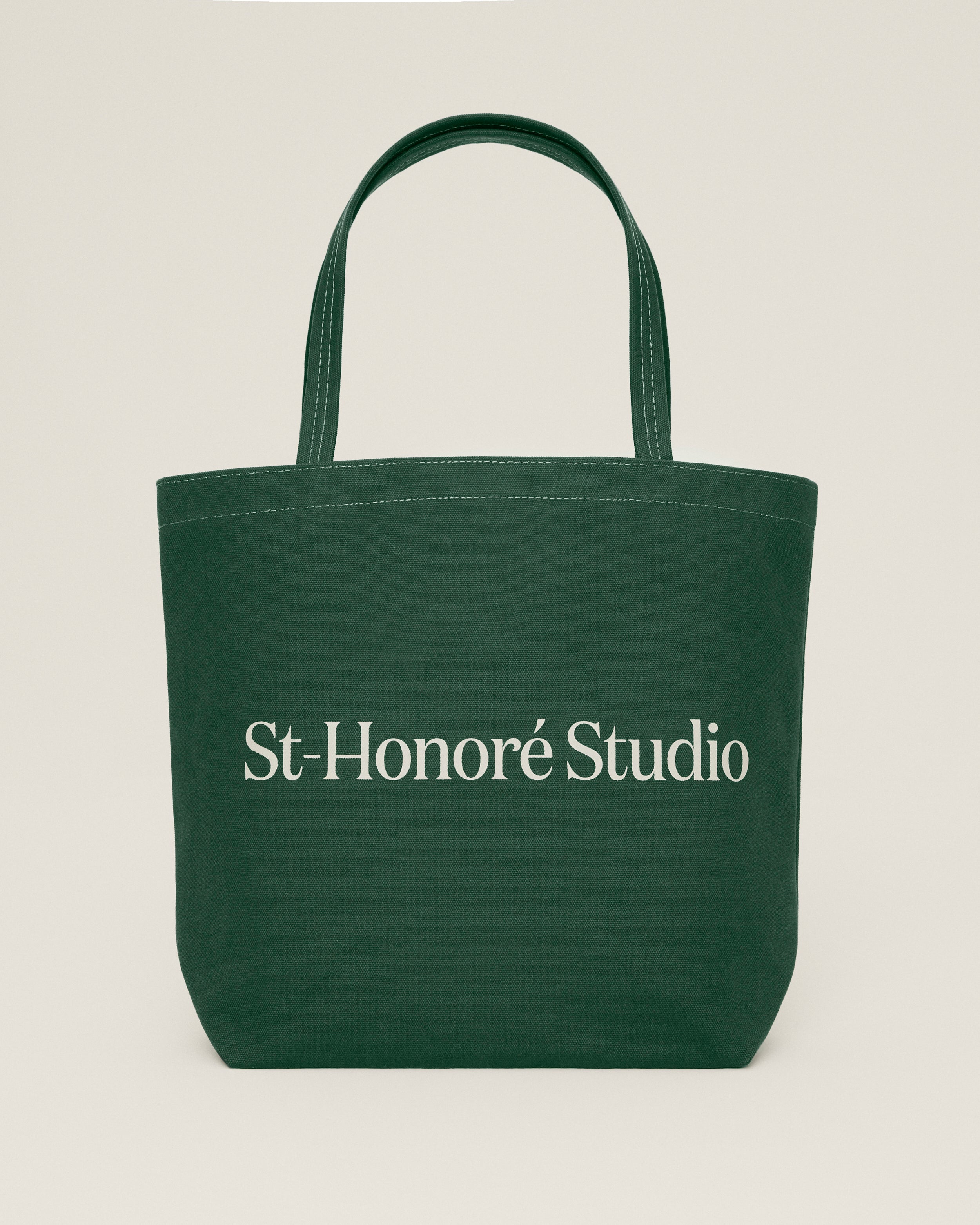 Logo Tote Bag in Green